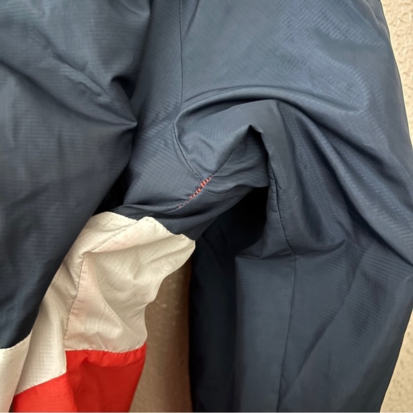 Vintage Mens Russell Athletic Windbreaker, Size Small (34-36) Blue/Orange/White - Picture 6 of 8